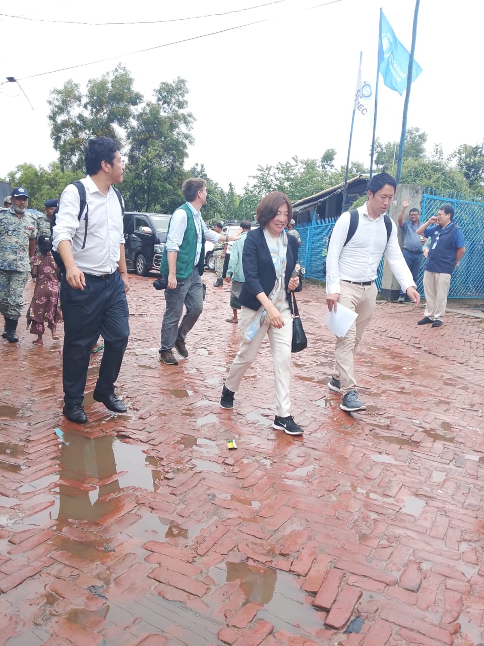 উখিয়া রোহিঙ্গা ক্যাম্প পরিদর্শন করলেন জাইকার প্রতিনিধিদল